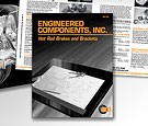 ECI hot rod brakes catalog graphic design, artwork and printing