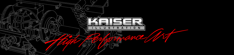 Kaiser Illustration Graphic Design and Automotive Illustration
