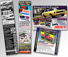 Bruce kaiser Hot Rod ad design, magazine ad design